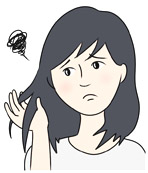髪がまとまらない